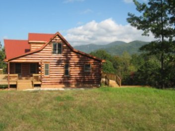 Log Home near Nebo, NC